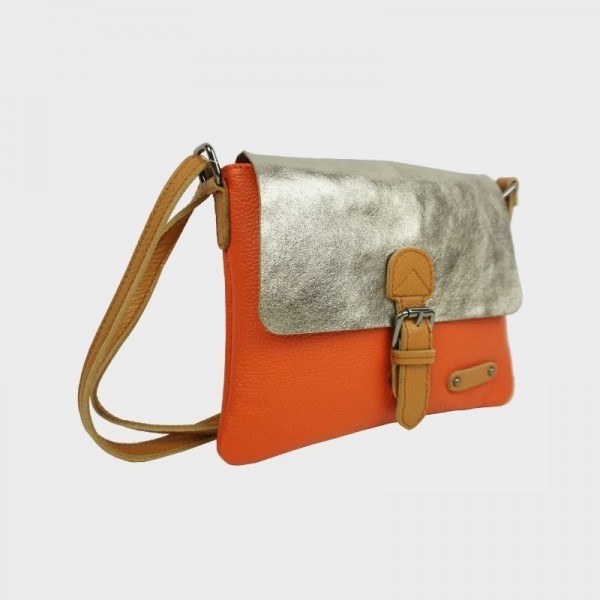 Anais - Sac porté épaule cuir avec...