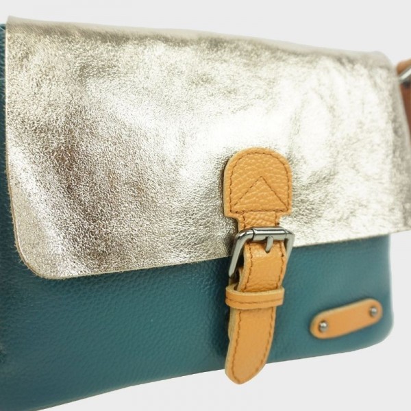 Anais - Sac porté épaule cuir avec...