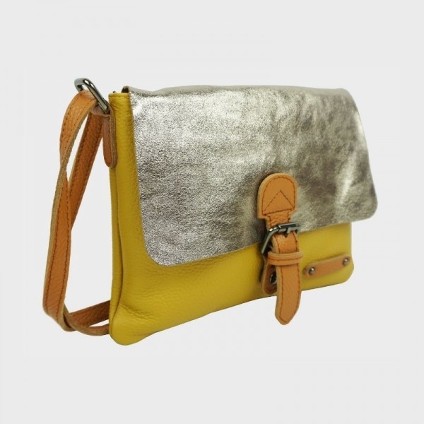 Anais - Sac porté épaule cuir avec...