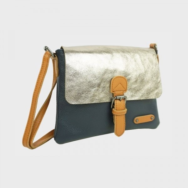 Anais - Sac porté épaule cuir avec...