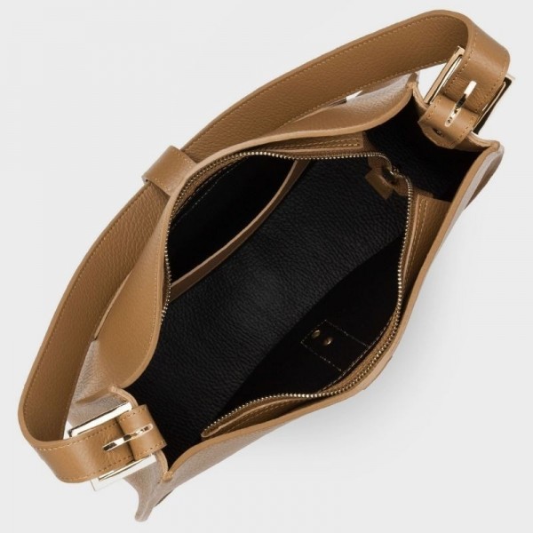 Lancaster - Sac besace en cuir... Lancaster - Sac besace en cuir...