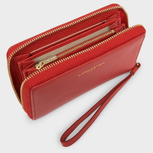 Lancaster - Portefeuille zippé en...