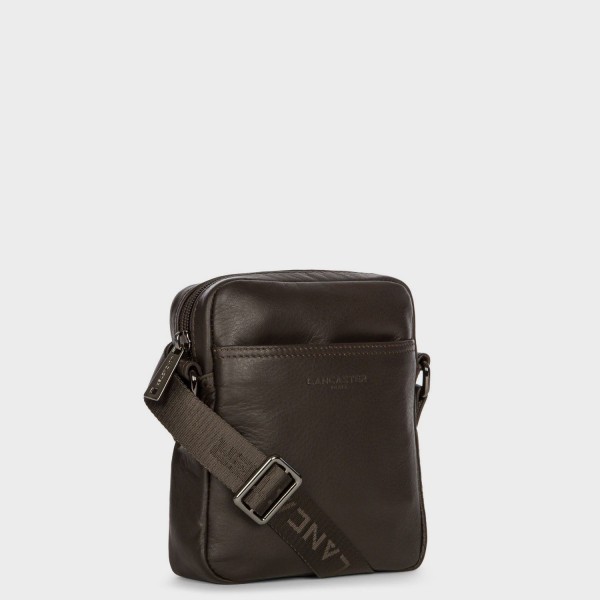 Lancaster - Petite sacoche en cuir...