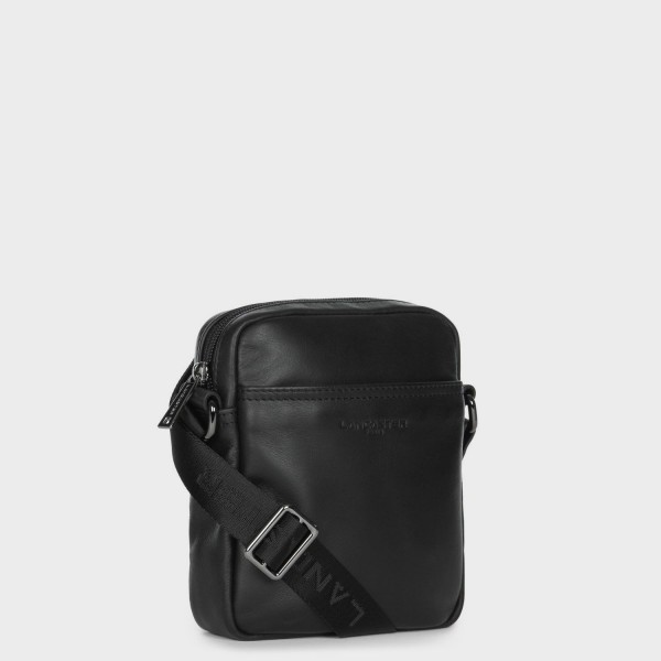 Lancaster - Petite sacoche en cuir... Lancaster - Petite sacoche en cuir...