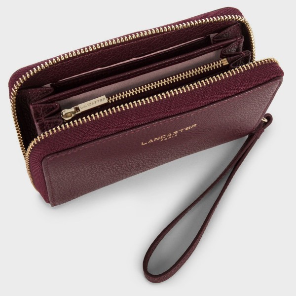 Lancaster - Portefeuille zippé en... Lancaster - Portefeuille zippé en...