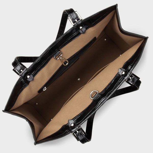 Lancaster - Grand cabas en cuir façon... Lancaster - Grand cabas en cuir façon...