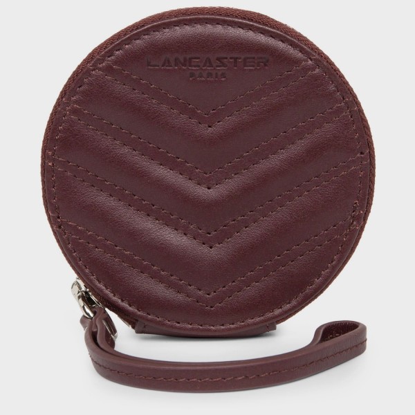 Lancaster - Porte monnaie zippé rond...