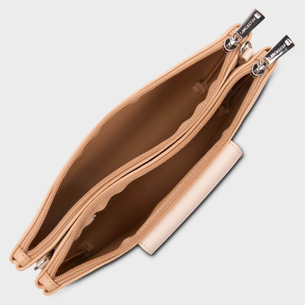 Lancaster - Sac bandoulière zippé 2... Lancaster - Sac bandoulière zippé 2...