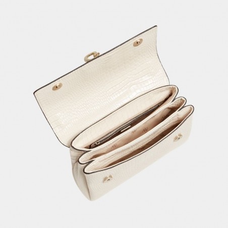 Sac bandoulière Carabel motif croco Guess