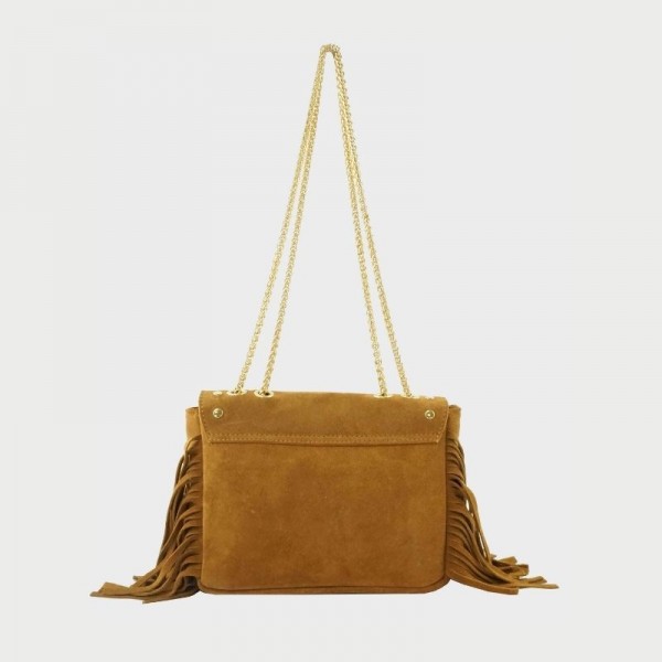 Sac en cuir avec franges Anais Sac en cuir avec franges Anais