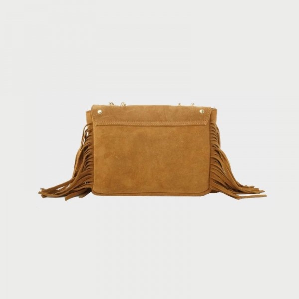 Sac en cuir avec franges Anais Sac en cuir avec franges Anais