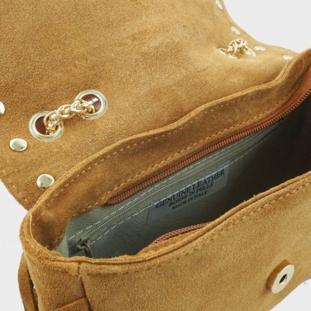 Sac en cuir avec franges Anais