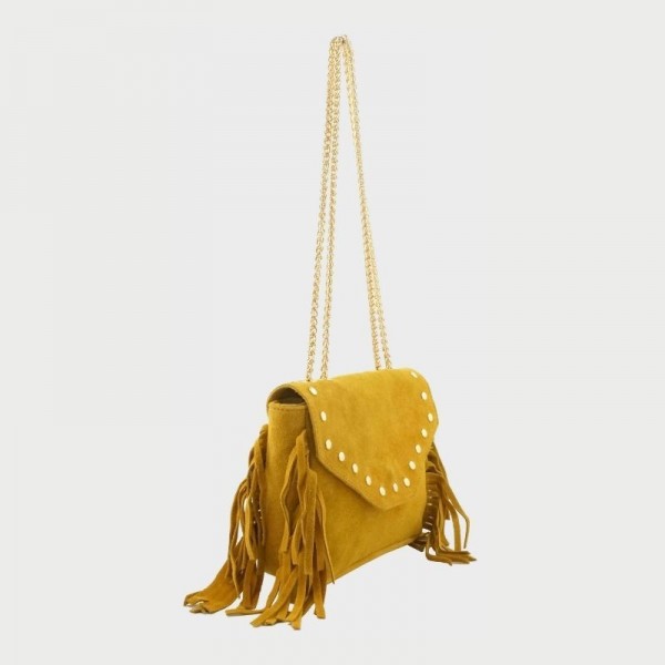 Sac en cuir avec franges Anais Sac en cuir avec franges Anais