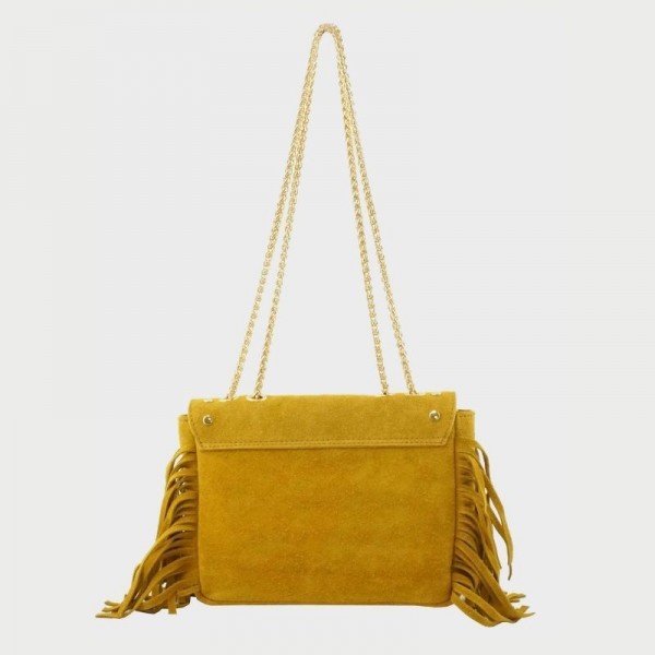 Sac en cuir avec franges Anais Sac en cuir avec franges Anais