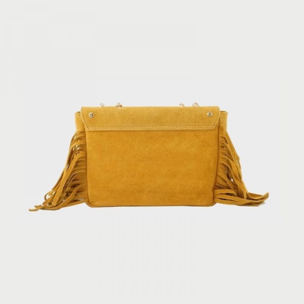 Sac en cuir avec franges Anais Sac en cuir avec franges Anais