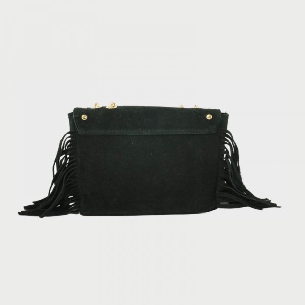 Sac en cuir avec franges Anais Sac en cuir avec franges Anais