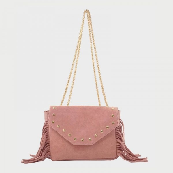 Sac en cuir avec franges Anais Sac en cuir avec franges Anais