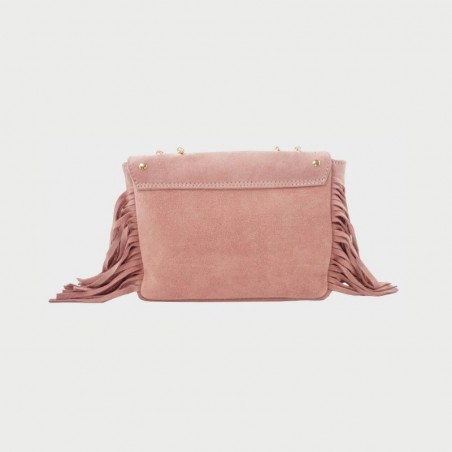 Sac en cuir avec franges Anais