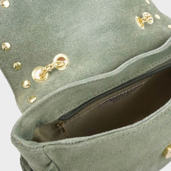 Sac en cuir avec franges Anais Sac en cuir avec franges Anais