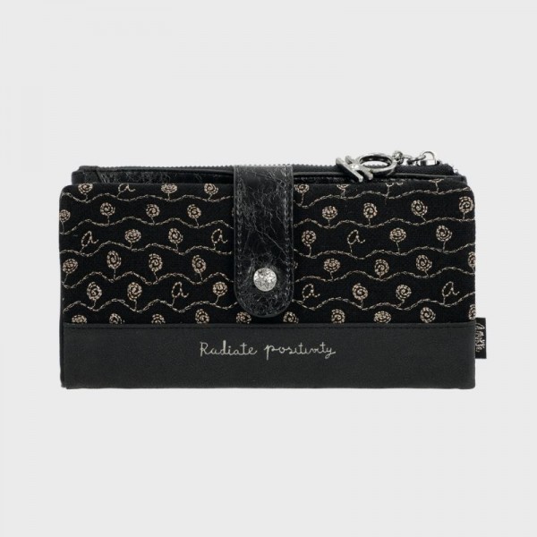 Grand portefeuille avec porte-cartes indépendant Universe Anekke