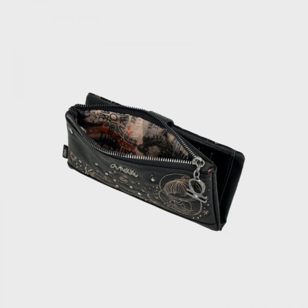 Grand portefeuille avec porte-cartes indépendant Universe Anekke