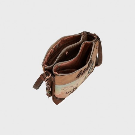 Sac bandoulière à 3 ouvertures Arizona Anekke