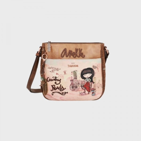 Sac bandoulière imprimé country Arizona Anekke