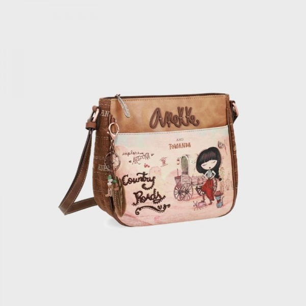Sac bandoulière imprimé country Arizona Anekke