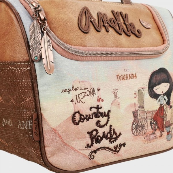 Trousse de toilette style country Arizona Anekke
