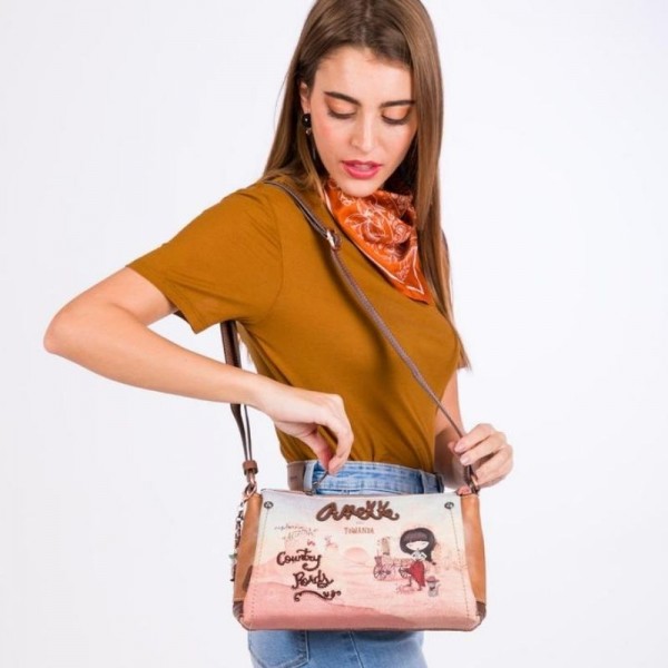 Anekke - Sac bandoulière imprimé...