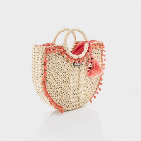 Panier en paille Camana Les Tropéziennes