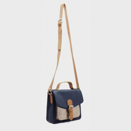Sac cartable en cuir pour femme