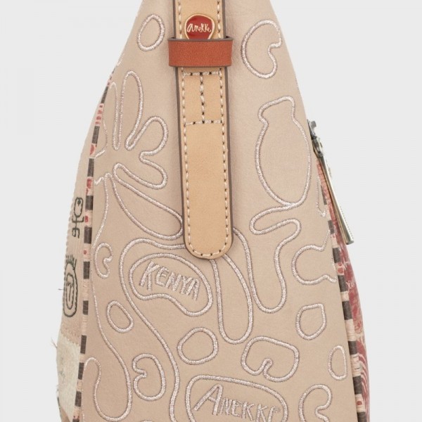 Anekke - Sac bandoulière brodé Kenya