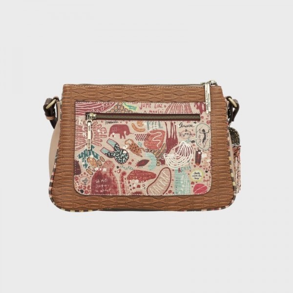 Anekke - Sac bandoulière broderies Kenya