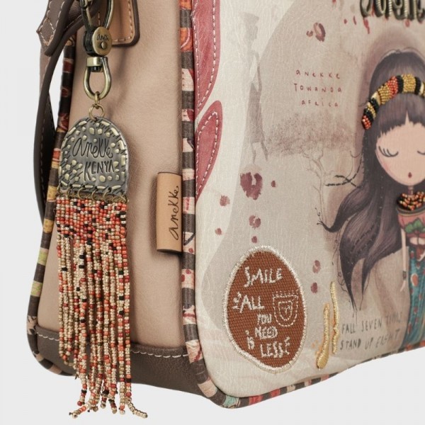 Anekke - Sac bandoulière broderies Kenya