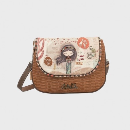 Sac bandoulière avec rabat Kenya Anekke
