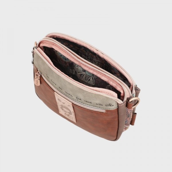 Anekke - Sac bandoulière avec zip et...