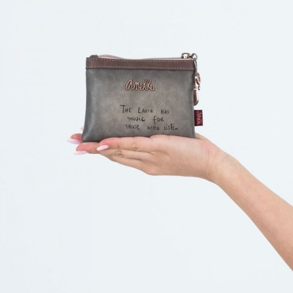 Porte monnaie Anekke avec double zip Ixchel