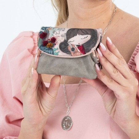 Porte monnaie Anekke avec rabat Ixchel