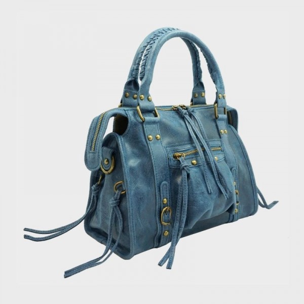 Anais - Sac à main en cuir Naples