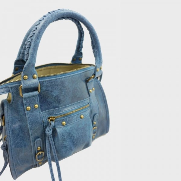 Anais - Sac à main en cuir Naples