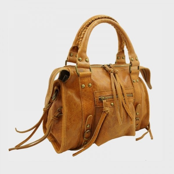 Anais - Sac à main en cuir Naples