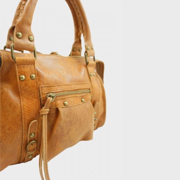 Anais - Sac à main en cuir Naples