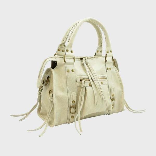 Anais - Sac à main en cuir Naples