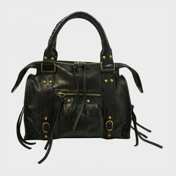 Anais - Sac à main en cuir Naples