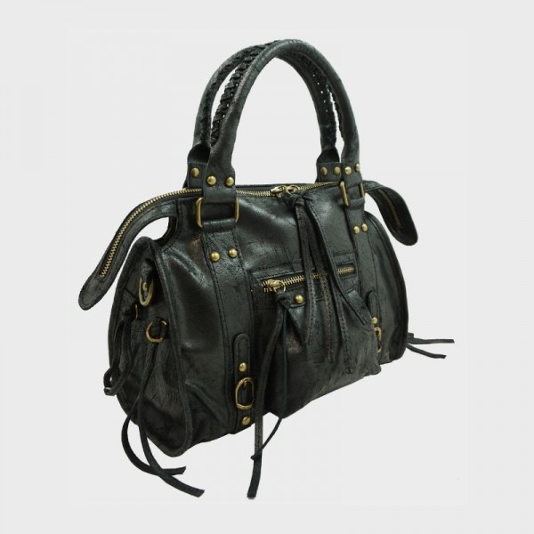 Anais - Sac à main en cuir Naples