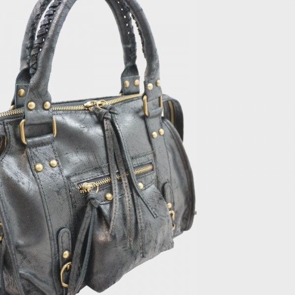 Anais - Sac à main en cuir Naples