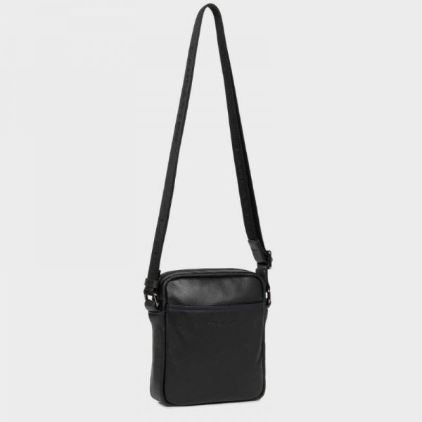 Lancaster - Petite sacoche en cuir...