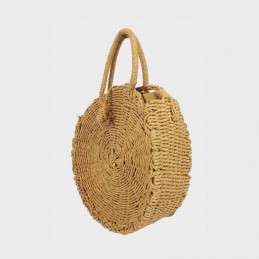 Sac rond en paille 2
