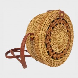Anais - Sac rond en rotin
